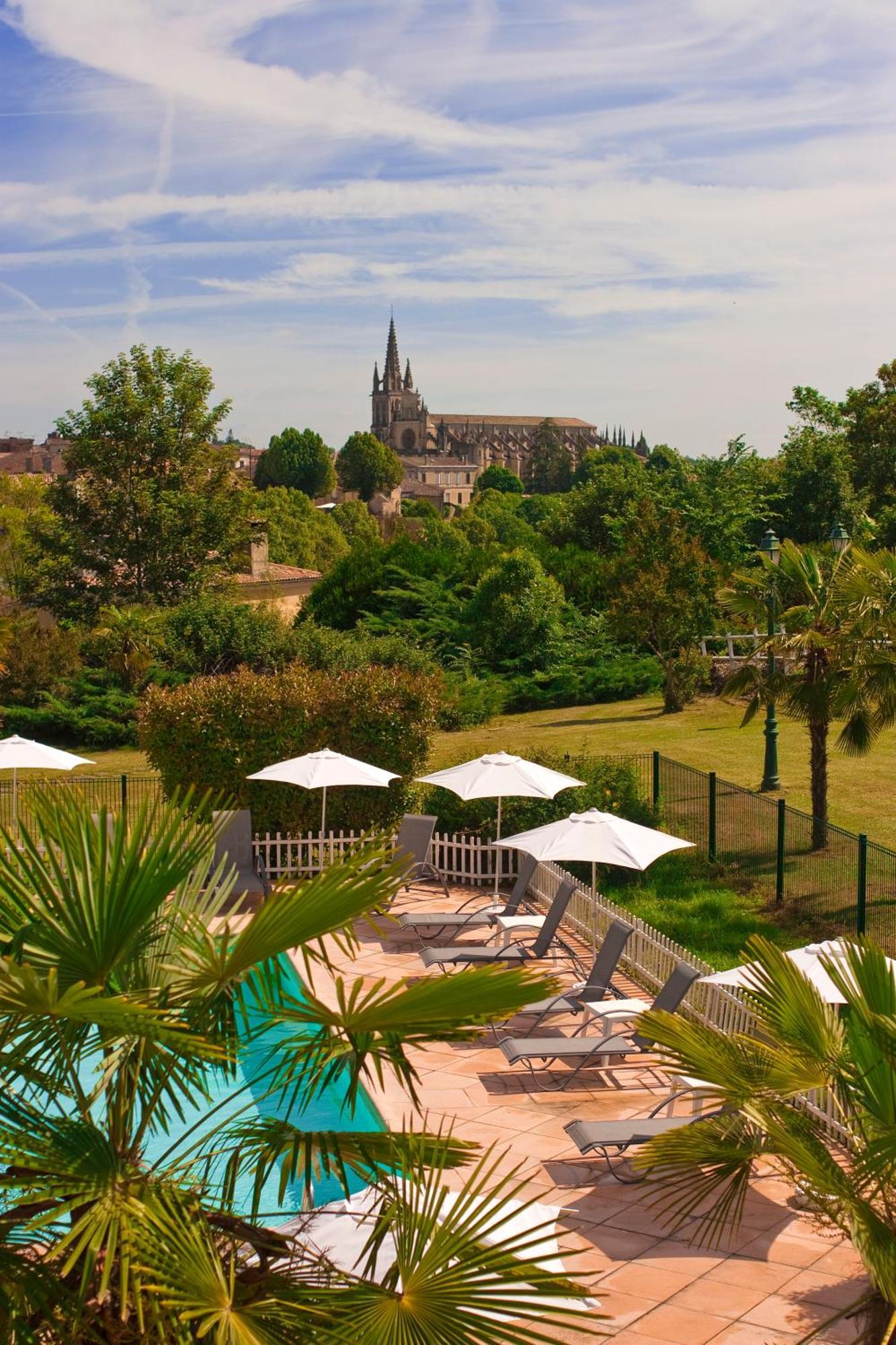 Logis Hotels- Hotel Et Restaurant Domaine De Fompeyre Bazas Kültér fotó